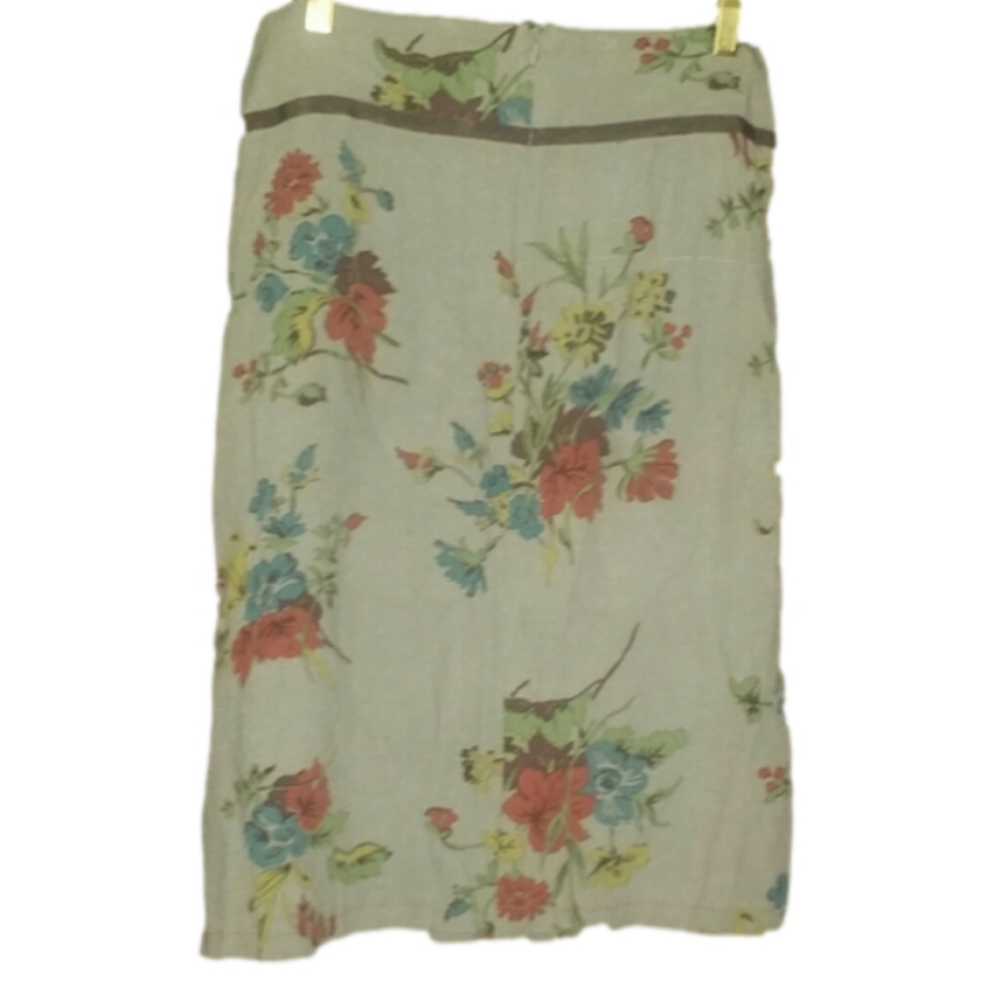 Vintage Floral Skirt Sz. 10 - Picture 2 of 2